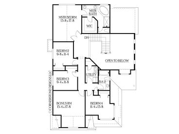 2nd Floor Plan, 035H-0014