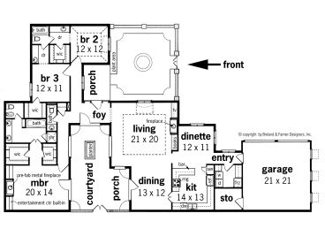 Floor Plan, 021H-0127