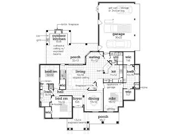 1st Floor Plan, 021H-0286