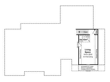 2nd Floor Plan, 001H-0100