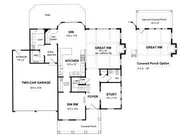 1st Floor Plan, 014H-0087