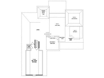 2nd Floor Plan, 006H-0081
