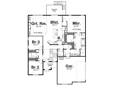 Floor Plan, 050H-0110