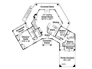 Floor Plan, 051H-0198