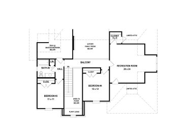 2nd Floor Plan, 006H-0194