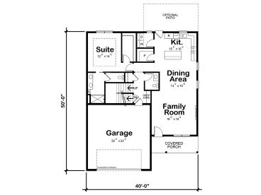 1st Floor Plan, 031H-0495