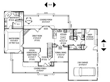 1st Floor Plan, 044H-0024