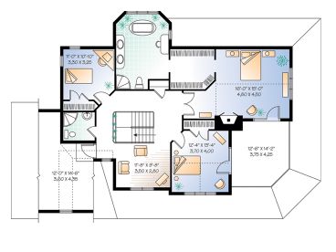 2nd Floor Plan, 027H-0150