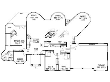 Floor Plan, 013H-0030