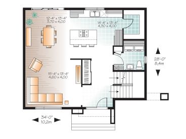 1st Floor Plan, 027H-0337