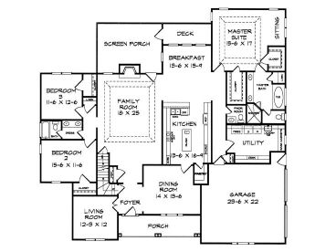 Floor Plan, 019H-0033