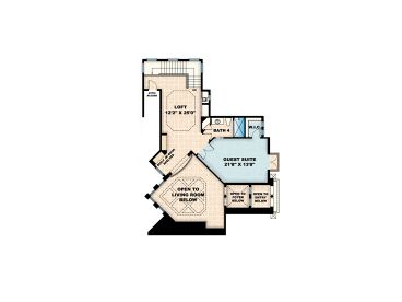 2nd Floor Plan, 040H-0032