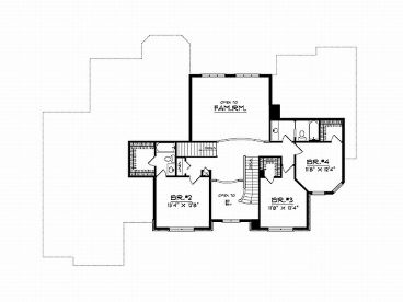 2nd Floor Plan, 020H-0023