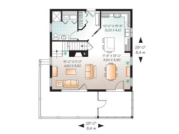 1st Floor Plan, 027H-0348