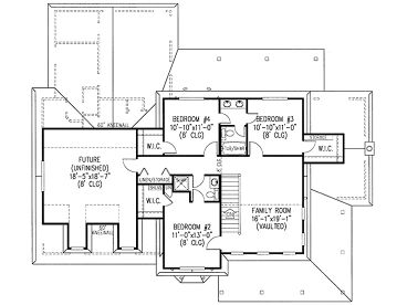 2nd Floor Plan, 044H-0014