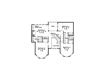 2nd Floor Plan, 054H-0093