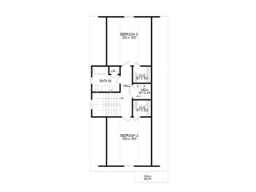 2nd Floor Plan, 062H-0027