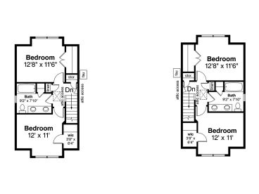 2nd Floor Plan, 051M-0039