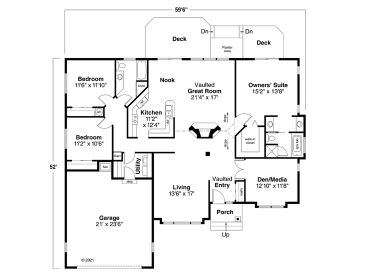 Floor Plan, 051H-0378