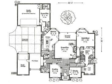 1st Floor Plan, 002H-0091