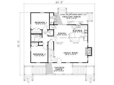 1st Floor Plan, 025H-0157