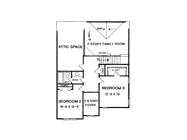2nd Floor Plan, 019H-0091