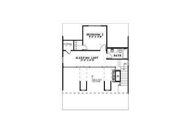 2nd Floor Plan, 025H-0173