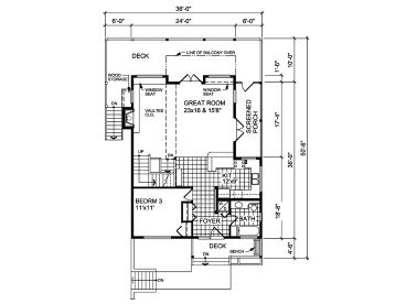 1st Floor Plan, 010H-0017