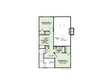 2nd Floor Plan, 025H-0258