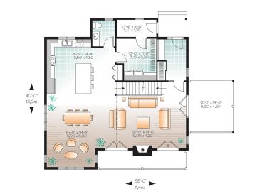1st Floor Plan, 027H-0229