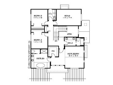 2nd Floor Plan, 035H-0057