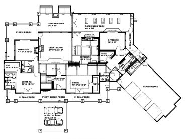 1st Floor Plan, 012H-0318