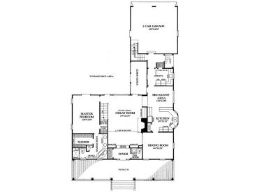 1st Floor Plan, 063H-0058