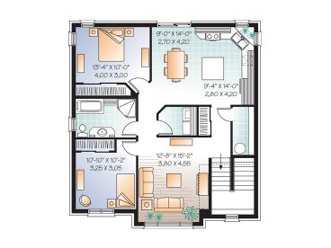 2nd Floor Plan, 027M-0030