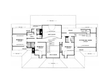 2nd Floor Plan, 063H-0146