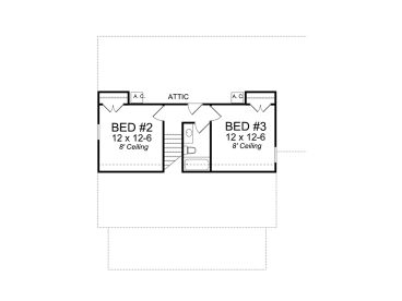 2nd Floor Plan, 059H-0151