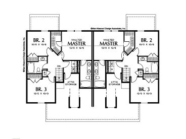 2nd Floor Plan, 034M-0016