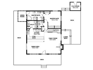 1st Floor Plan, 047H-0004