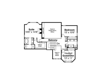 2nd Floor Plan, 051H-0197
