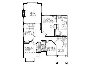 2nd Floor Plan, 026H-0024