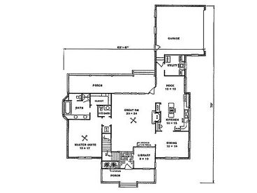 1st Floor Plan, 004H-0088