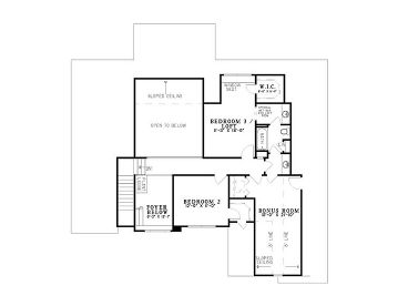 2nd Floor Plan, 025H-0103
