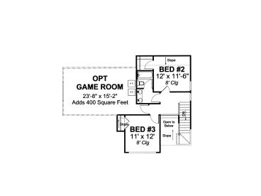 2nd Floor Plan, 059H-0113