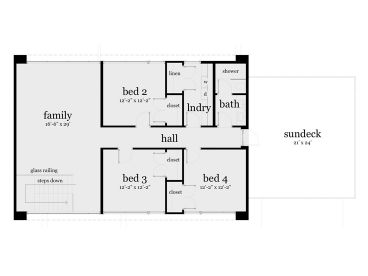 2nd Floor Plan, 052H-0081