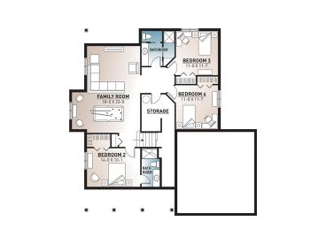 2nd Floor Plan, 027H-0252