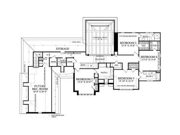 2nd Floor Plan, 063H-0101