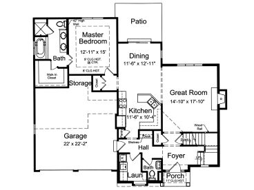1st Floor Plan, 046H-0003