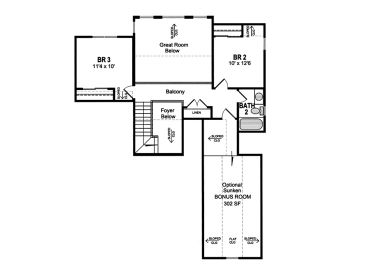 2nd Floor Plan, 014H-0020