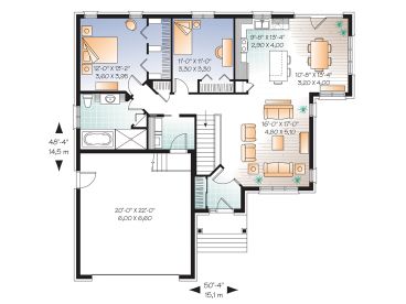 1st Floor Plan, 027H-0323