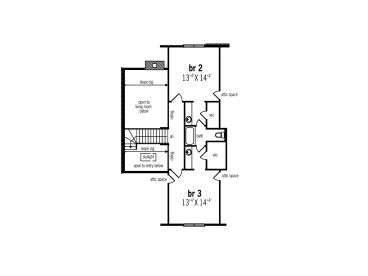 2nd Floor Plan, 021H-0135